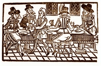 Étkezés a fogadóban alkotó: English School